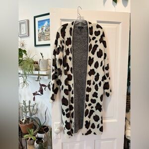 Amazingly Fuzzy Cheetah Cardigan